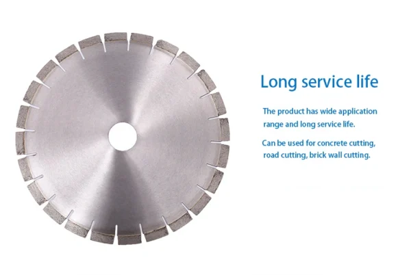 Concrete cutting machine diamond saw blade