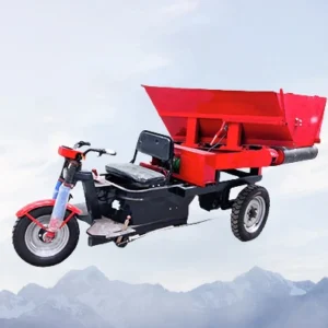 Electric concrete dump truck