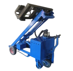 Hydraulic wall panel installation machine