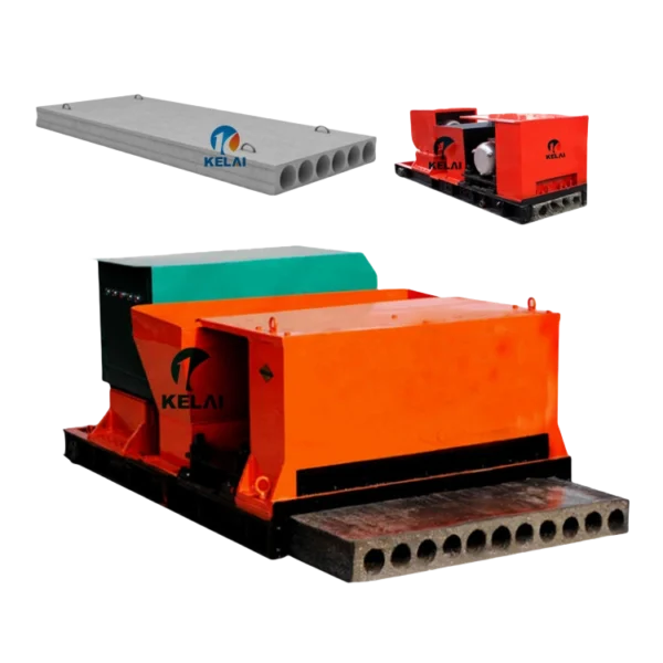 precast concrete hollow core slab making machine
